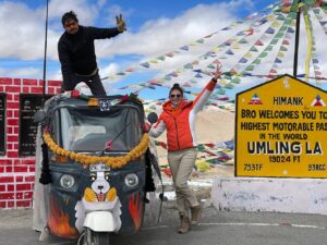 Umling La - Rickshaw Rally World Record